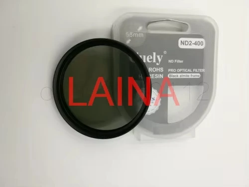 49 52 55 58 62 67 72 77 82mm Fader Neutral Density ND Filter Adjustable from ND2 to ND400 ND2-ND400 for Canon For nikon DSLR
