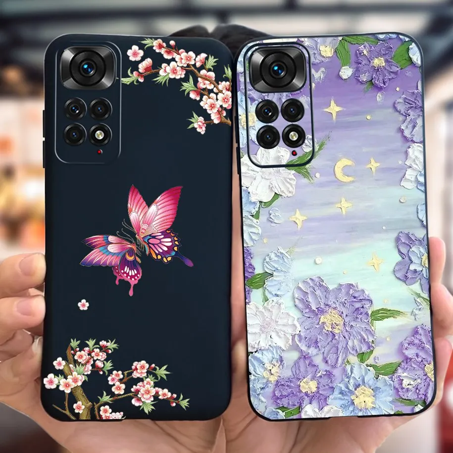 Dla Xiaomi Redmi Note 11s 4G Etui Fashion Marble TPU Funda Miękki silikonowy pokrowiec na Xiaomi Redmi Note 11 Coque Note11 Bumper