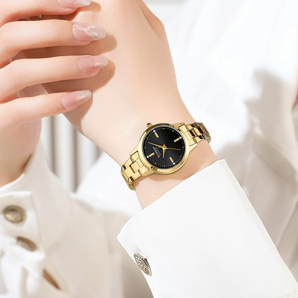 Curren 9094 Fashion Leisure Women's Watch Luxury Steel Belt Waterproof Watches for Women Relogio Feminino Relojes Para Damas