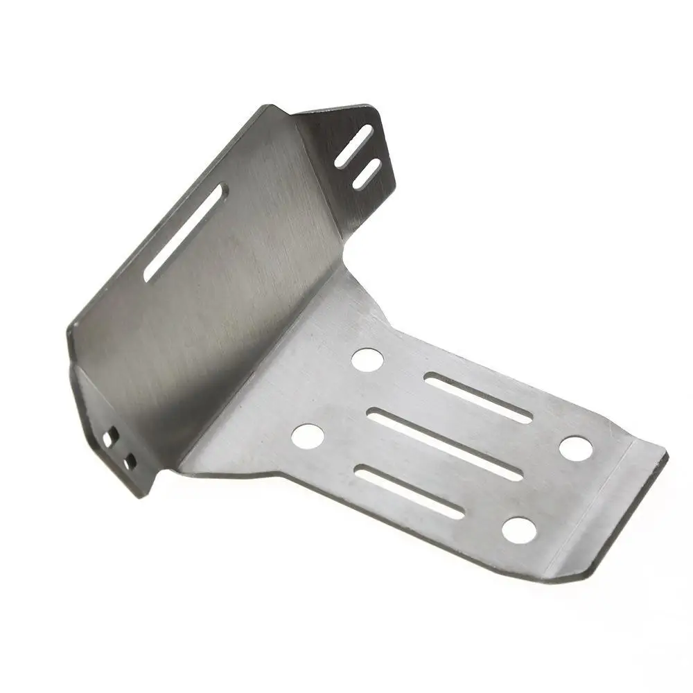 Stainless Steel Front And Rear Chassis Armor Protector For 1/8 Traxxas Sledge RC Car Upgrades Parts Accessories