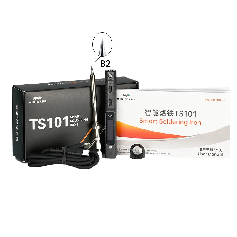 TS101 Saldatore Miniware PD3.1 90W Stazione di saldatura digitale portatile a temperatura regolabile Strumenti di saldatura di riparazione
