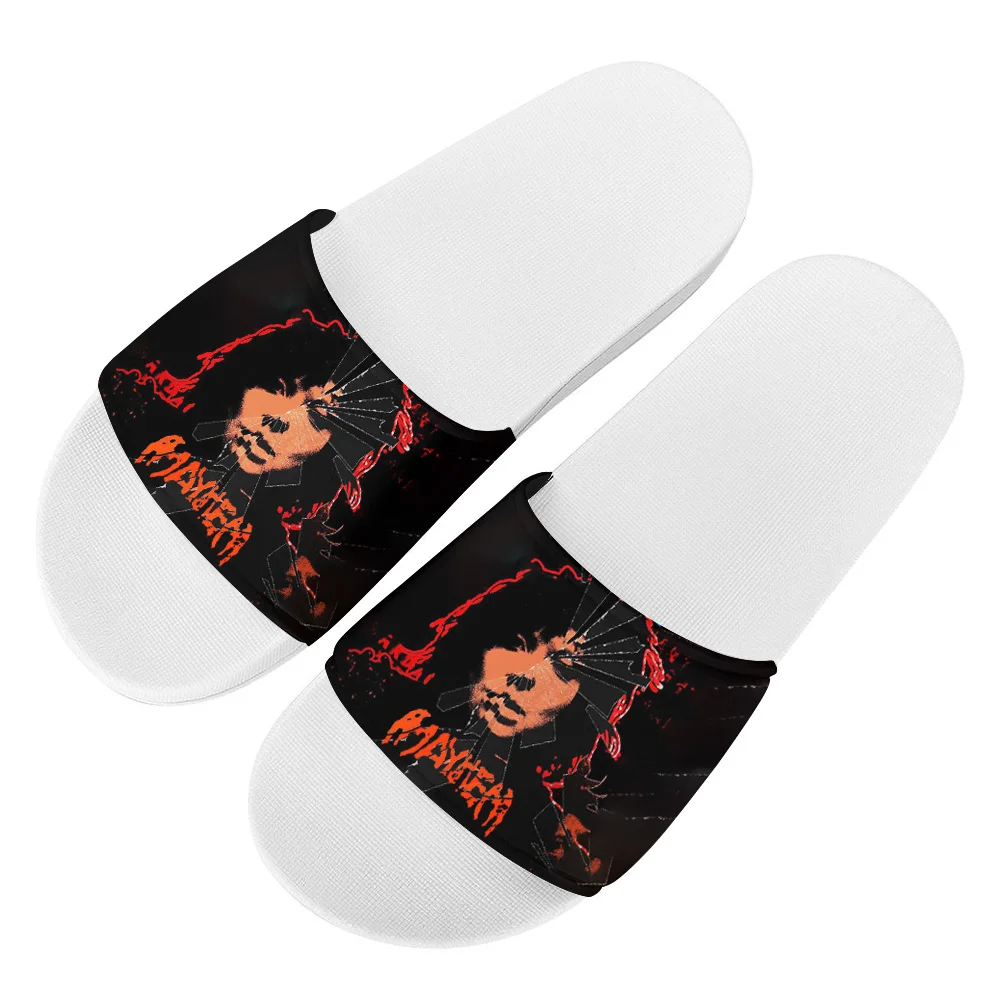 Mayhem Lady Gaga Shoes Flip Flops Home Slipper Mens Women Teenager Family Slippers Bathroom Pool Casual Sandals Custom