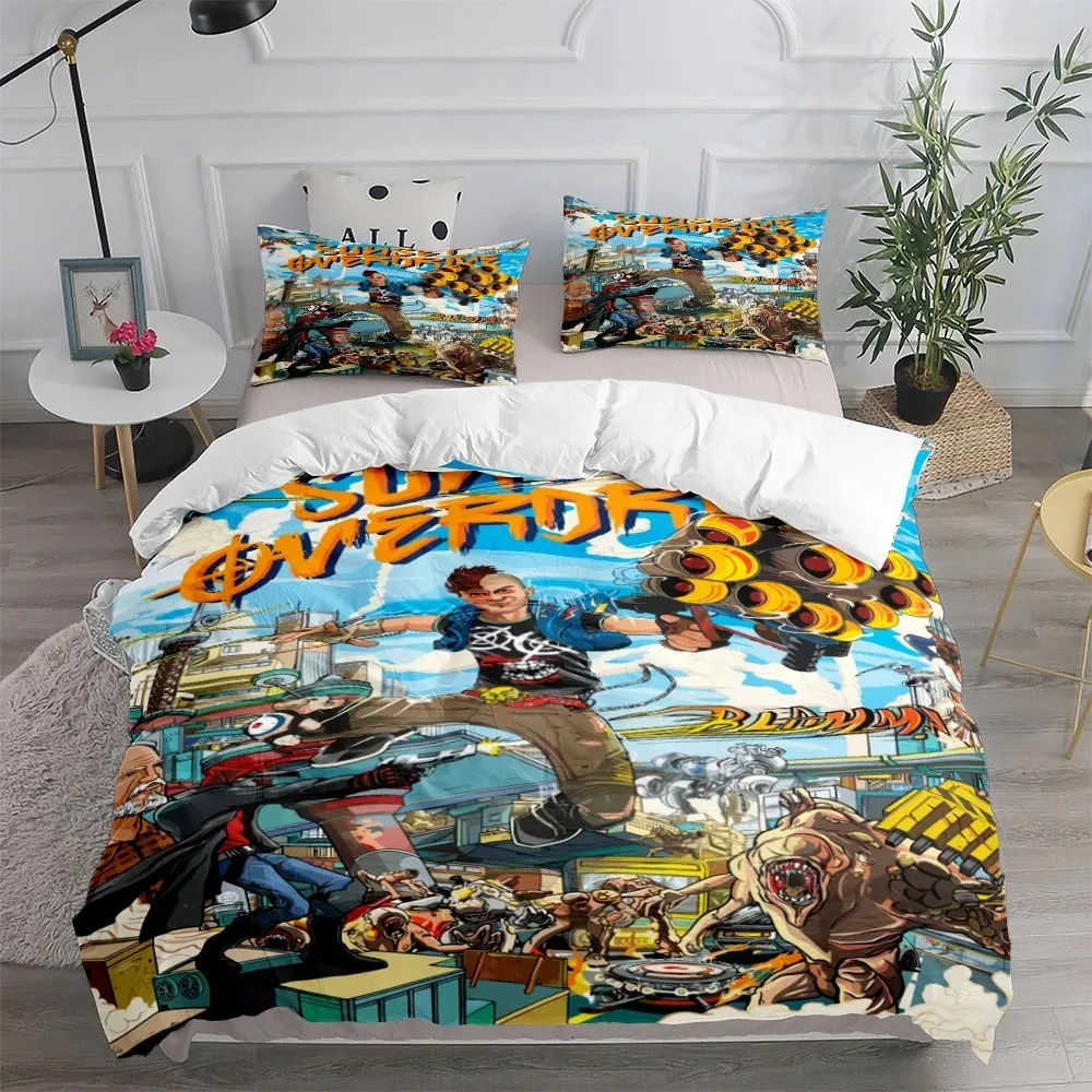 Sword Art Duvet Cover Set UK Single Double King US Twin Full Queen Size Anime Bed Linen Set