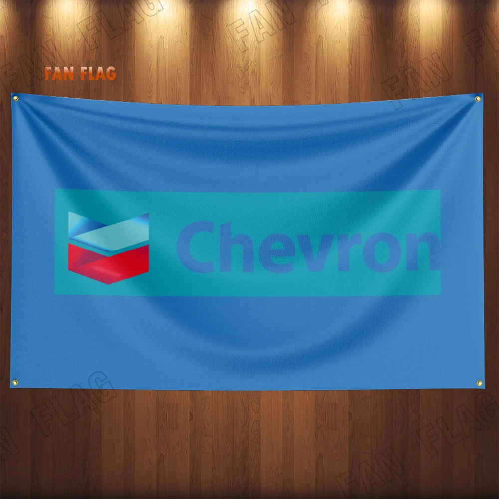 90x150CM Chevrons Oil Gasoline Flag Banners Diesel Fuel Petrol Flag Banners Garage Car Tapestry Flag Garage Outdoor Decor Energy