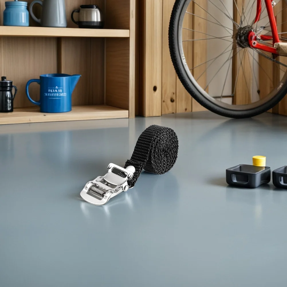 

7Pcs Adjustable Bicycle Pedal Straps Anti-Slip Clamp Lock Secure Foot Bands for Exercise Bikes Outdoor Cycling