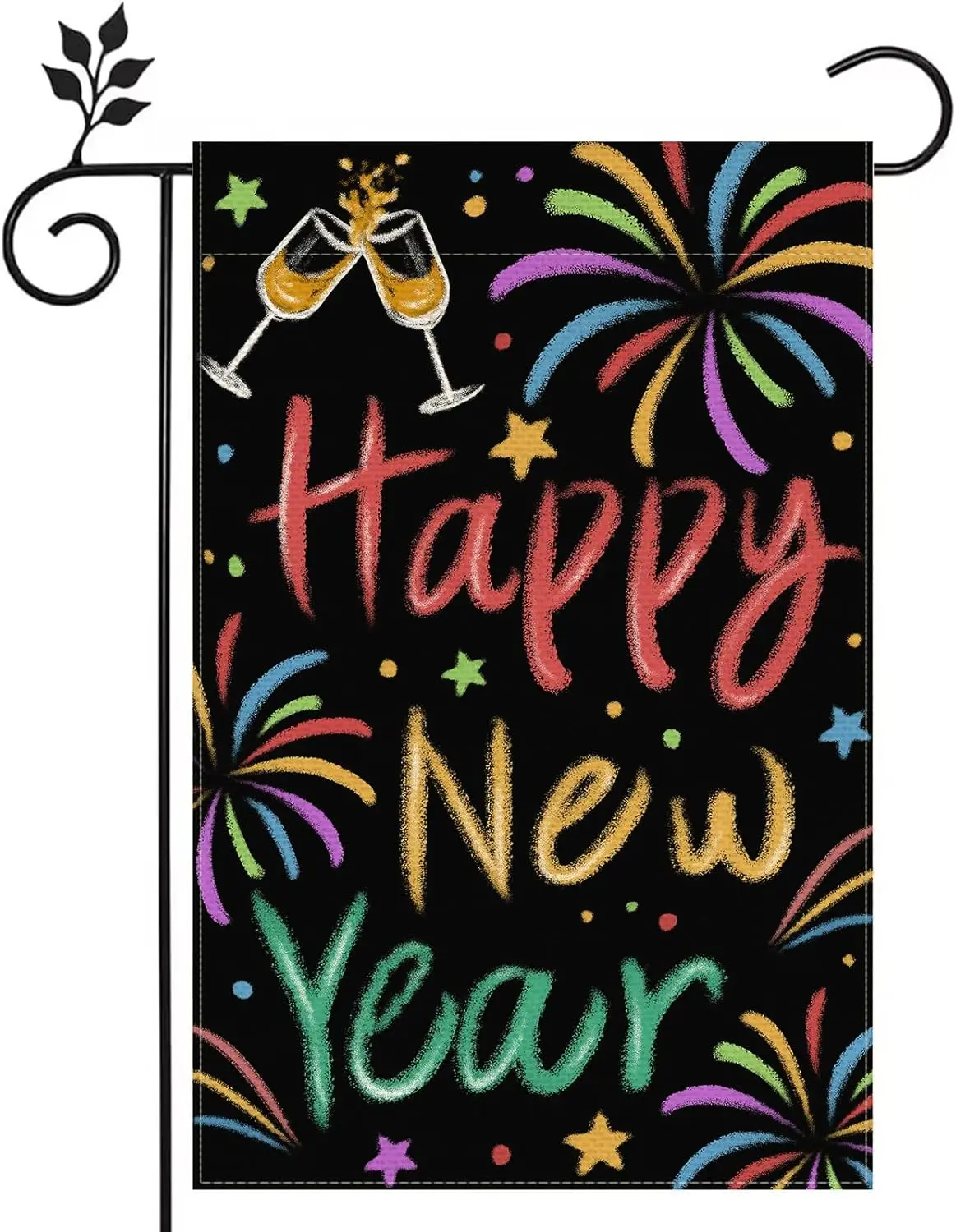 2025 Happy New Year 12x18 Inch Garden Flag 2025 Happy New Year's Party 12x18 inch Garden Flag -A LOI zzo