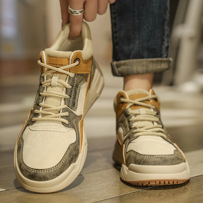 

2025 New Men's Board Shoes,sneakers,skate shoes,Casual Shoes Durable unisex Casual Soft Sole shock-absorbing Anti-Odor Elegant