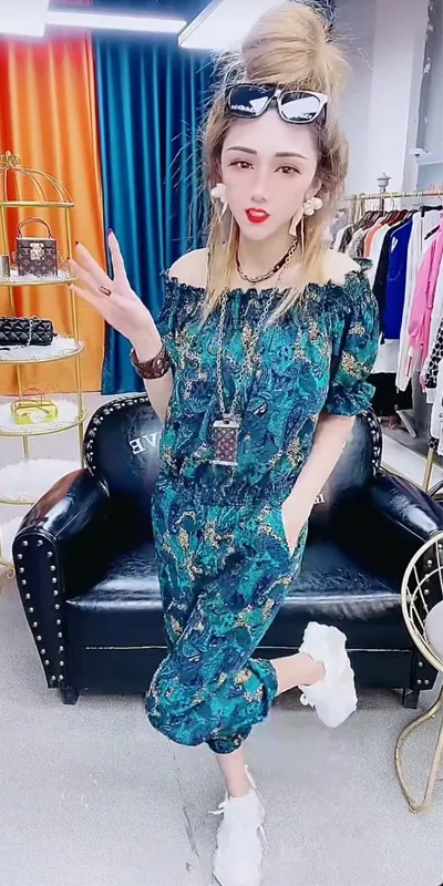 Letnie spodnie damskie z wysokim stanem, cienkie, szyfonowe, w kwiaty, eleganckie, jednoczęściowe, na lato 2023.