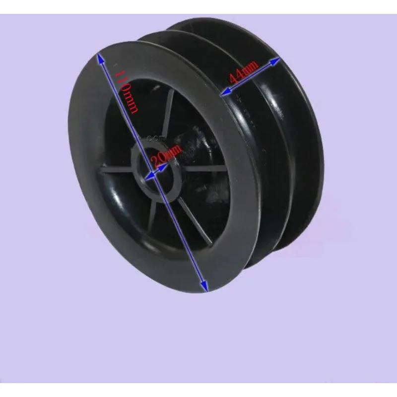 1PC Double‑Groove Nylon Pulley Part No.D16JH‑05131 Suitable for HELI 5T Forklift Mast Hose Guide Roller Replacement Spare Parts