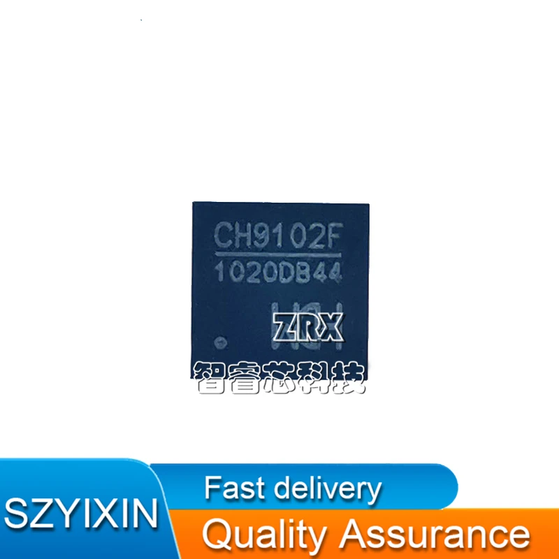 10 unids/lote nuevo Original CH9102F CH9102X puede reemplazar CP2102/2103/2104 QFN28 adaptador USB en Stock