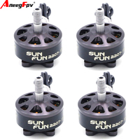 1/4pcs Set Sun Fun 2207 Brushless Motor CW Thread for FPV Racing 1750KV 2450KV 2750KV Quadcopter RC Drone Spare Parts