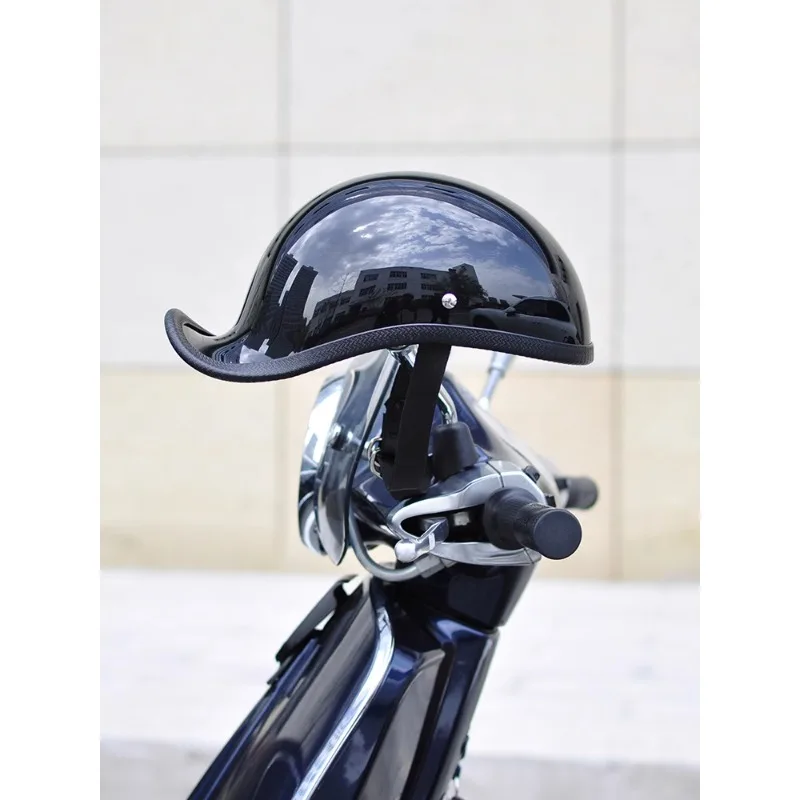 

Cruise Retro Half Helmet Ladle Shaped Shell Helmet FRP Non-Motorcycle