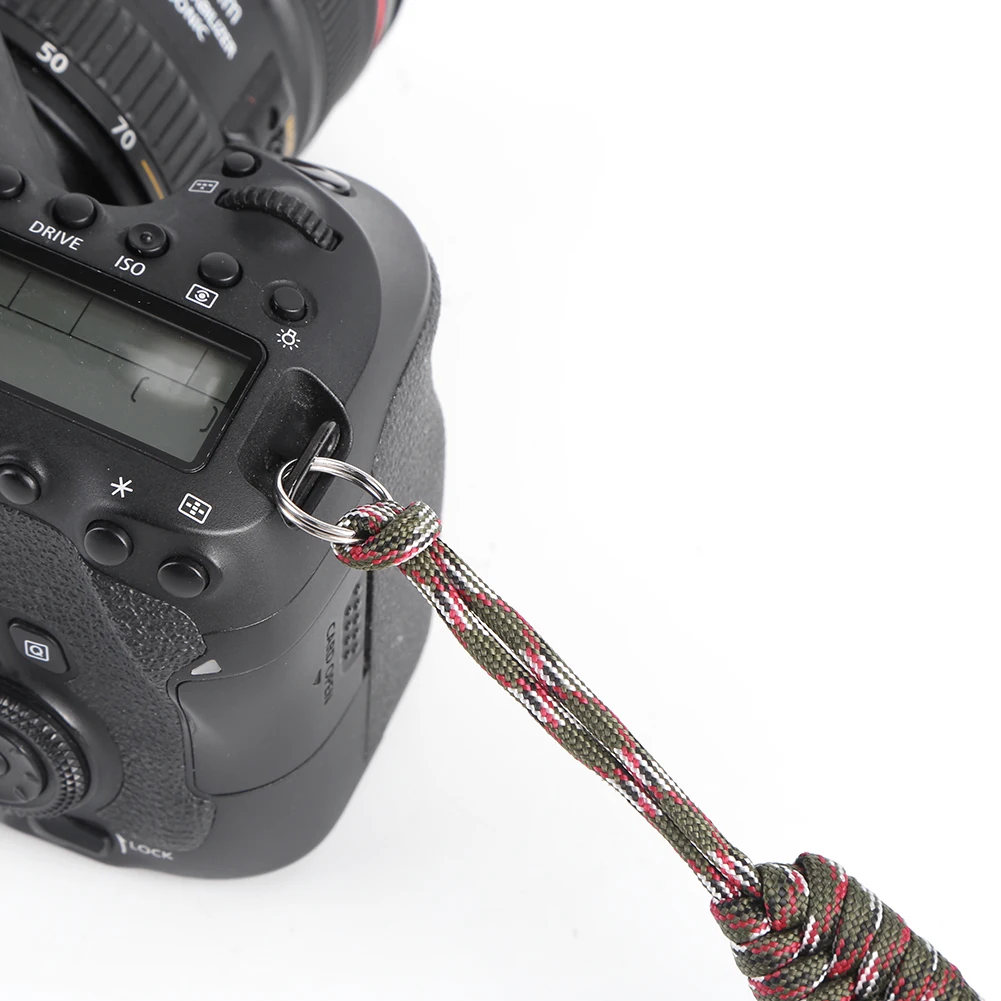 حزام أمان منسوج يدويًا مع حزام كاميرا قابل للتعديل مع موصل أكثر أمانًا لكاميرا Canon Nikon Sony Fuji Leica Olympus #5