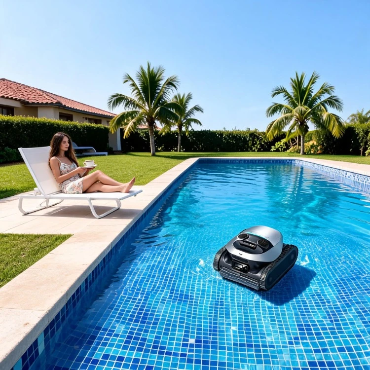 Z1 Pro Dual-Motor Cordless Pool Cleaner AI Wall Floor Robot