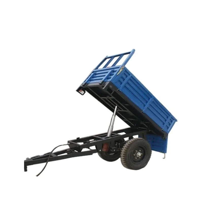 1.5 t single shaft hydraulic dump truck agricultural trailer