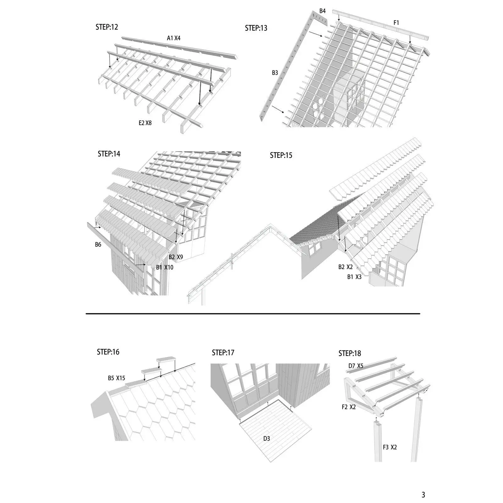 D Puzzles Unassembled Model Kit European Ruins House Architecture Model 1/35 Scale Table Scene Building Material