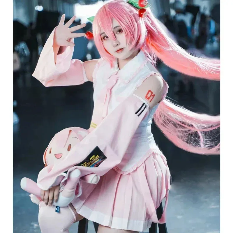 anime-principiante-futuro-sakura-vocaloid-miku-rosa-abito-midi-costume-cosplay-ragazza-gonna-parrucca-uniforme-donna-festa-di-carnevale-v