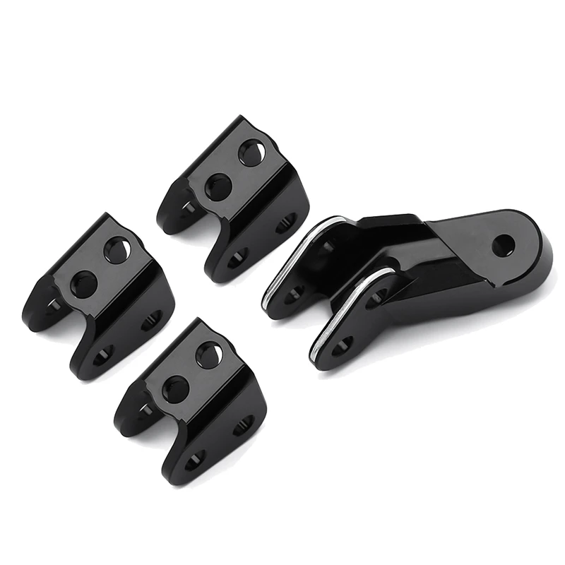 4PCS Axle Mount Set Suspension Links Stand For 1/10 RC Crawler Car Redcat Gen8 Metal Replacement Upgrade Parts ,Black