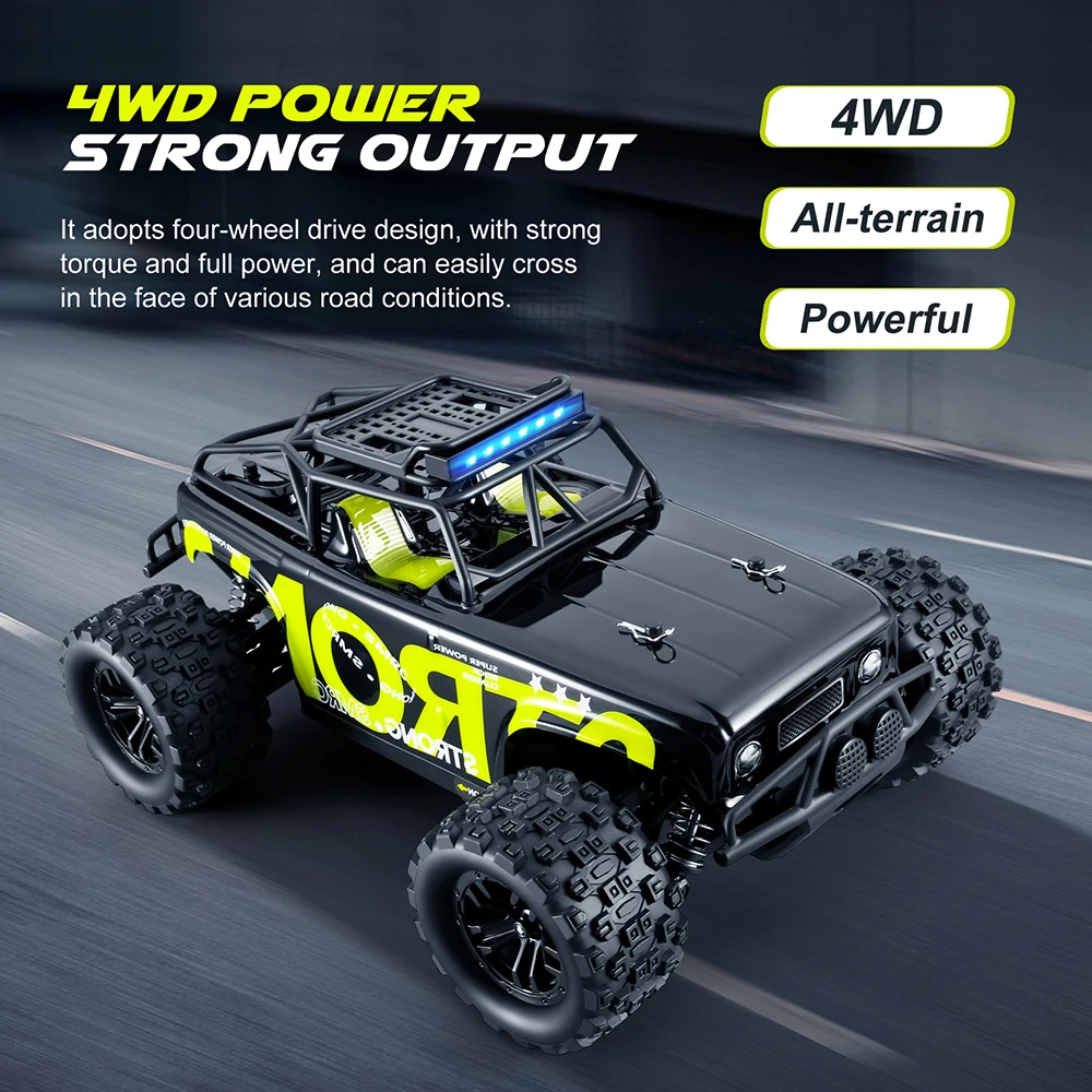 SMRC-1813 1:18 50KM/H 4WD RC Car 2.4G Off Road Remote Control Cars Brushed Motor High Speed Drift Monster Truck dla dzieci Zabawki