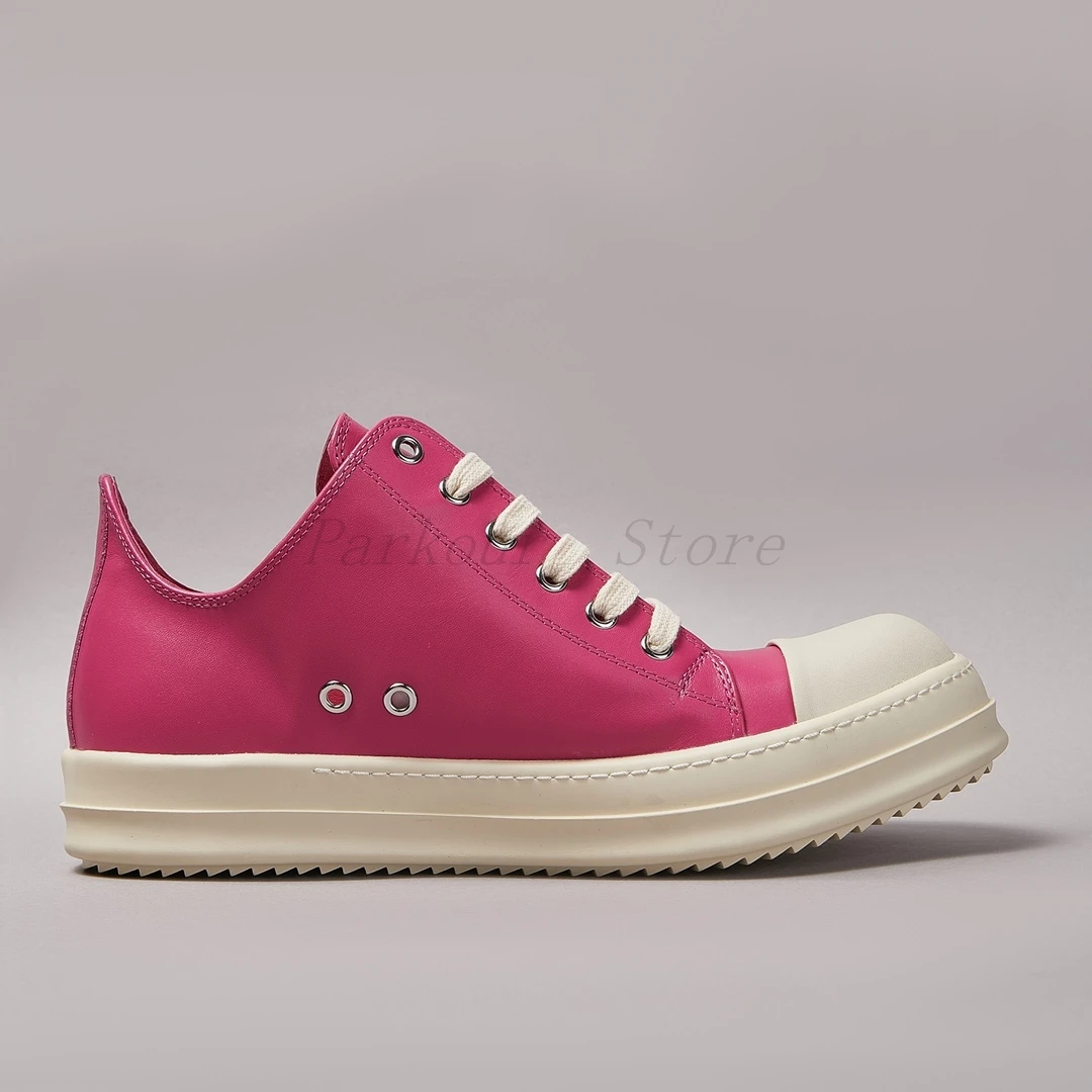 

Ярко-розовая повседневная обувь из воловьей кожи с низким вырезом Сапоги Высококачественная спортивная мужская и женская мода Классический дизайнер