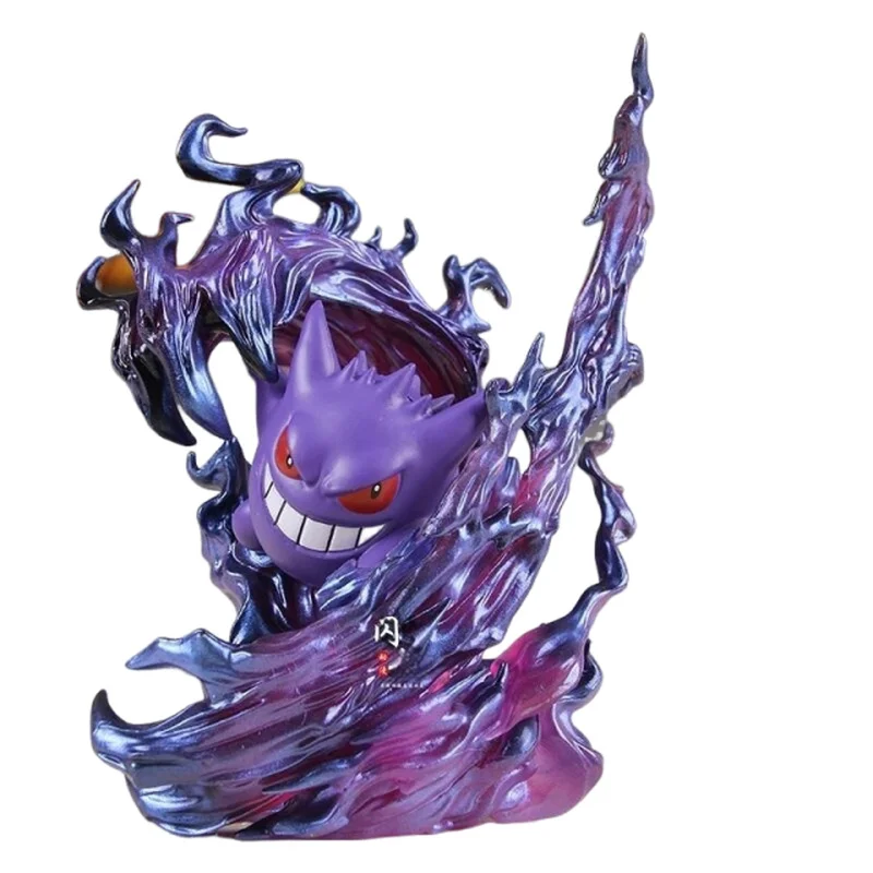 2024 Nowość w magazynie 18 cm Anime Poke Mon Gengar Ghost Claw Figurka akcji Gra Statuetka Pvc Kolekcjonerski model Kawaii Prezenty Lalki Zabawki