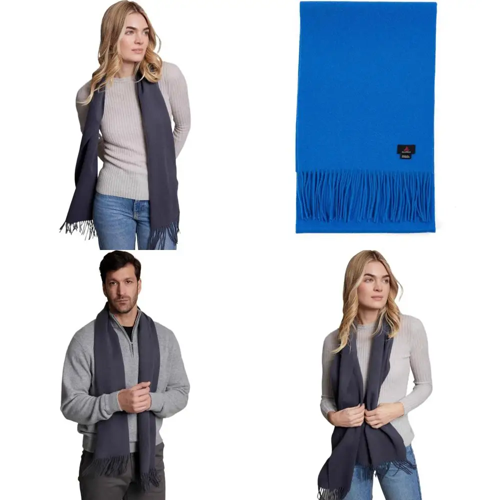 

Ультратонкий шарф из смеси кашемира из мериносовой шерсти — легкий вес 72 x 12 — роскошная ткань, идеально подходит для слоя