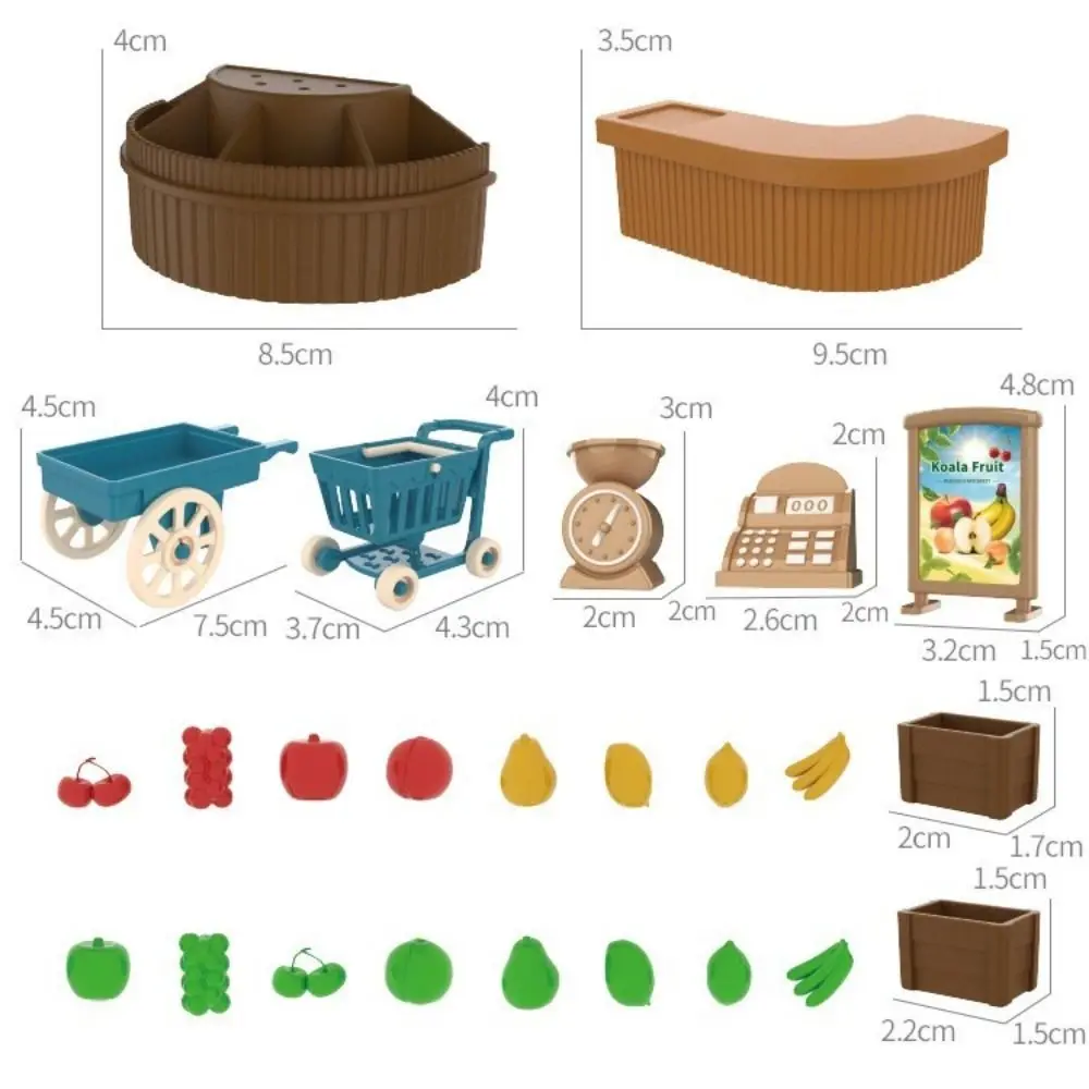 Moda 1/12 Bilancia Simulazione Mobili Fai da Te Multi Stile Mobili in Miniatura Micro Modello