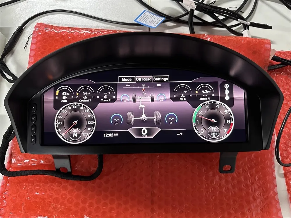 12.3'' LCD Dashboard For Land Rover Defender 2012 2013 2014 2015 2016 Car Digital Cluster Virtual Cockpit Instrument Speedometer