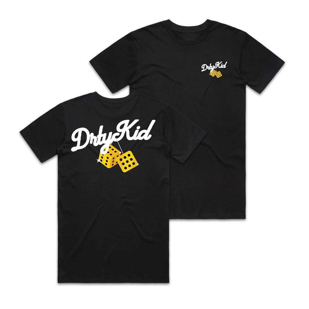 Hard Man Club Summer New Product - Bad Kid Series - The Strongest Reigns Supreme - American Short Sleeve Lettered T-Shirt