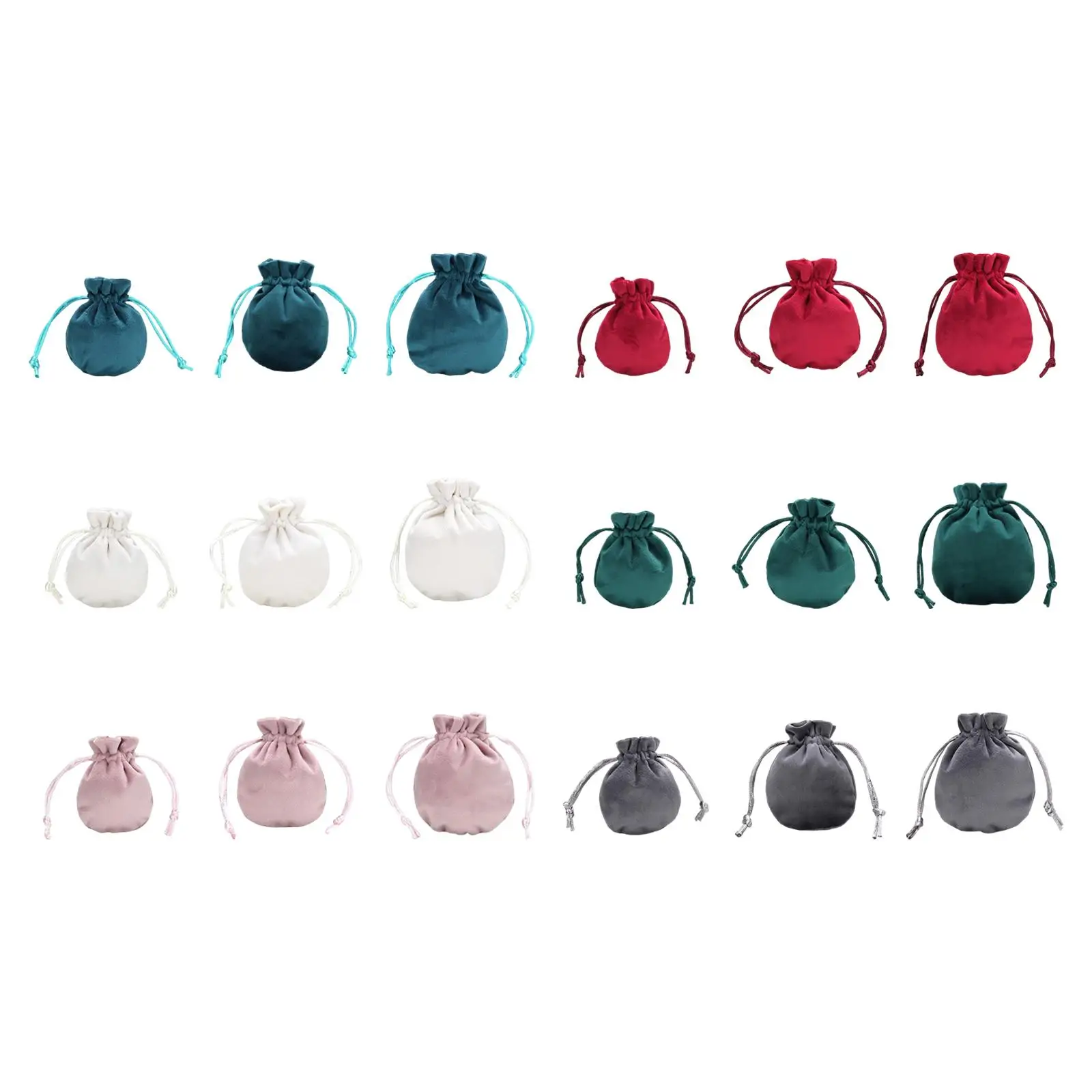 

Drawstring Bag Wedding Storage Velvet Gift Bag Jewelry Pouch Organizer for Anniversary Bracelet Watches Headphones Bag Packaging