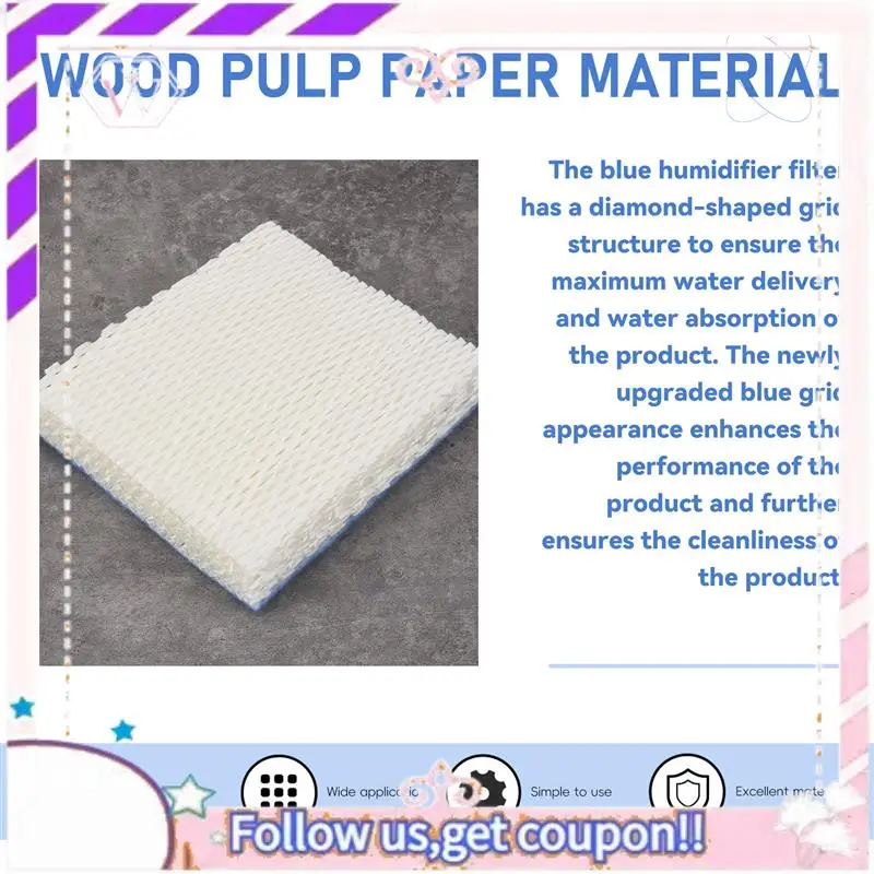 Premium 2PCS HFT600 Replacement Wicking Filter T For Honeywell Top Fill Tower Humidifier HEV615 & HEV620,Compare To Part HFT600T