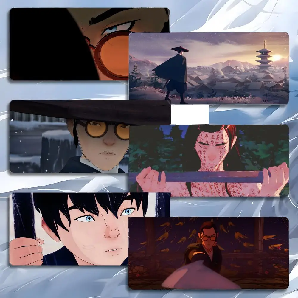 Cool Epic Anime B-Blue Eye Samurai Mouse Pad Mousepad Large Gaming LockEdge Thickened PC Table Desk Mat