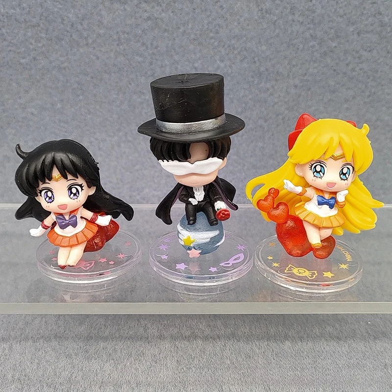 

6pcs/set Sailor Moon Jupiter Mars Venus Mercury Chiba Mamoru Girls Figure Toys Mizuno Ami Hino Rei Kino Makoto Aino Minako