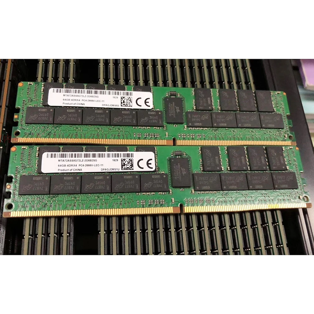 Cho MT RAM 64GB 64G 4DRX4 PC4-2666V DDR4 2666 RECC MTA72ASS8G72LZ-2G6B2SG Nhớ Chất Lượng Cao Nhanh Tàu