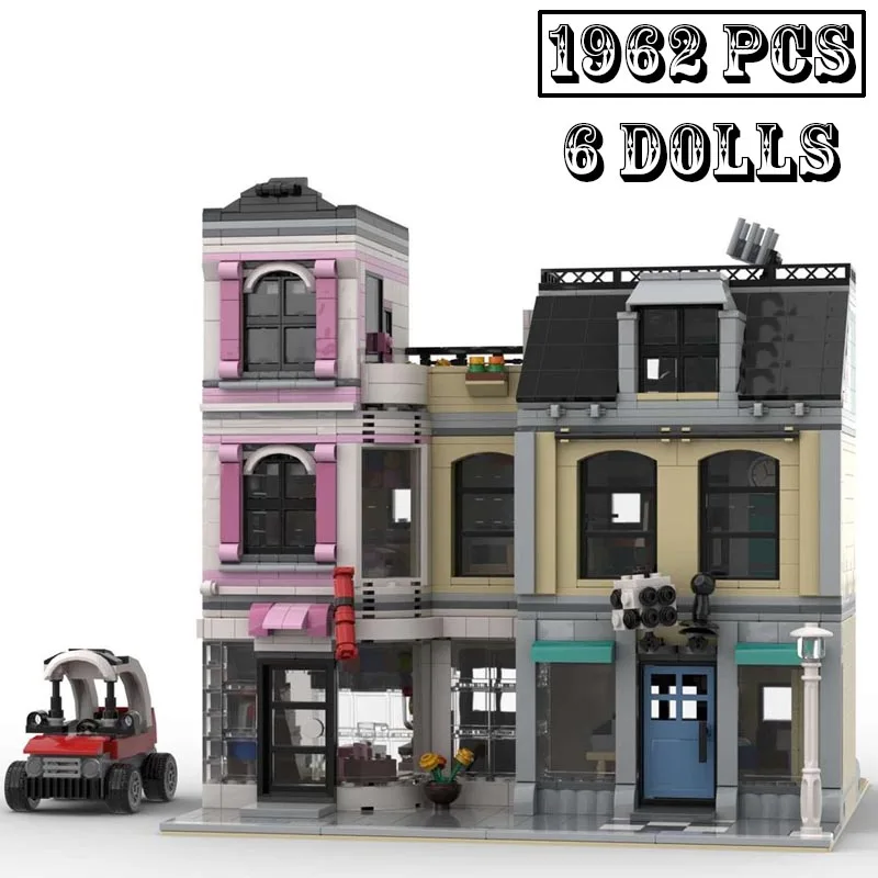 In Stock New MOC-115187 Dungeons & Dum-Dums City Street View Modular Building Blocks Bricks Educational Toys for Birthday Gifts