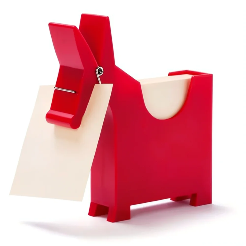 Modern Mule Card Stand For Qianrui Desktop Ornament Memo Holder Animal Shape Photo Clamp Office Storage Accessory