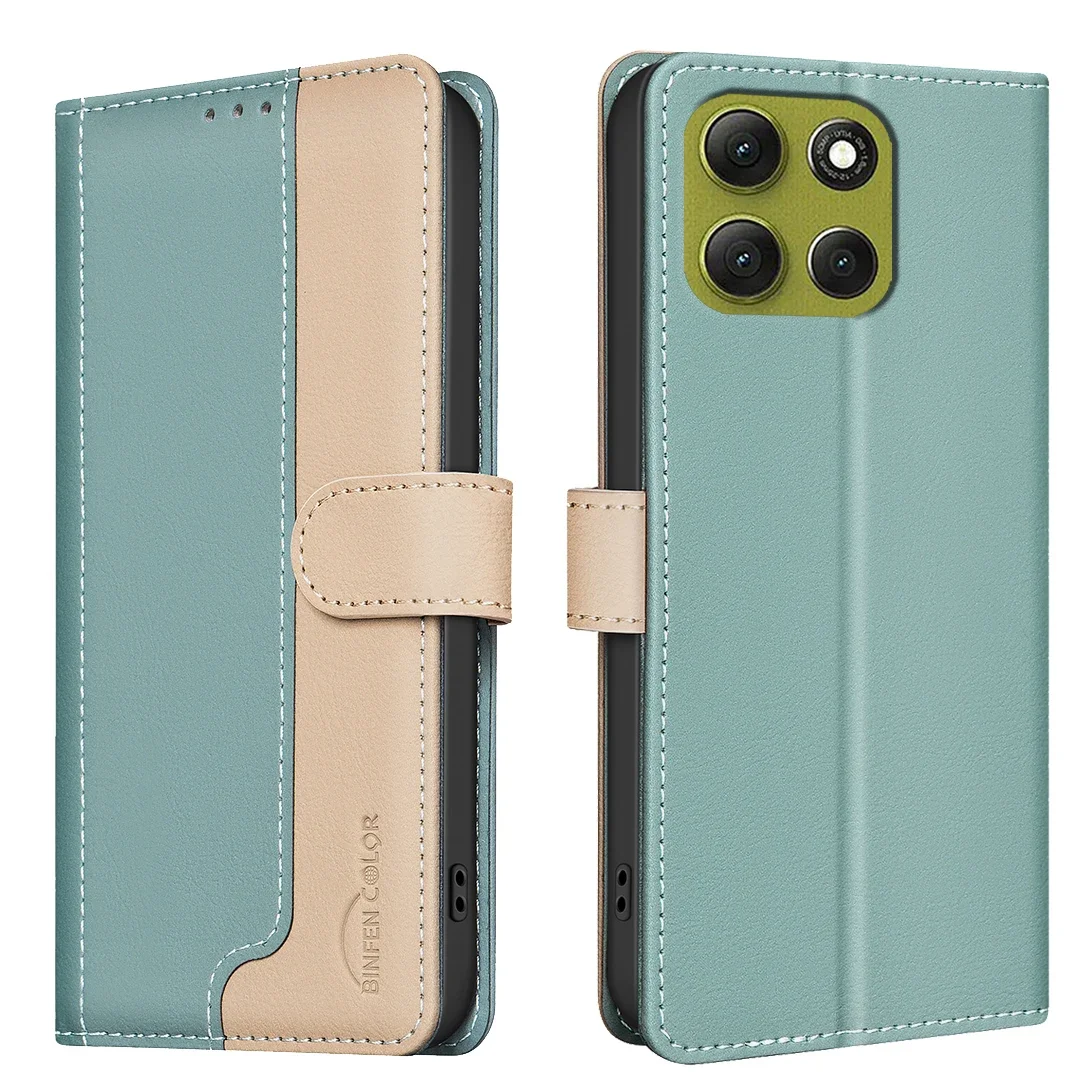 Custodia A Portafoglio In Pelle Per Motorola G86 Con Supporto E Porta Carte