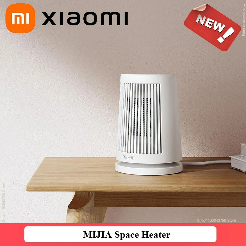 XIAOMI MIJIA Space Heater,600W PTC Ceramic Fast Heating Room Small Heater,Electric Heaters Fan for Bedroom Office Indoor Heater