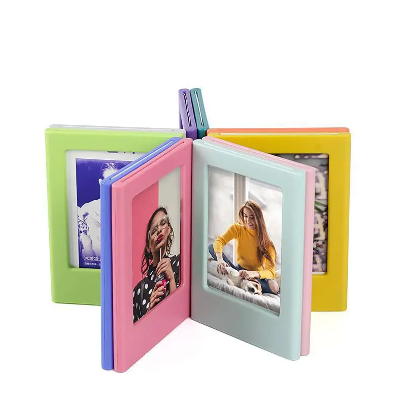 Mini Magnetic Photo Frame, Creative Plastic Magnet, Can be Absorbed, Polaroid Photo, Small Card Display, Desktop Ornaments