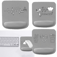 Mice Mat Soft Mousepad Protecting The Wrist Square Comfortable Ergonomic Thickened for PC Laptop Computer for Food Pattern