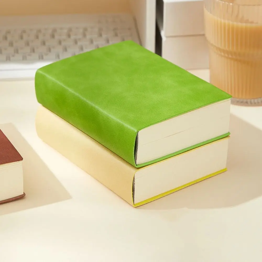 Sketchbook Super Thick B6 Mini Notebook PU Leather Taking Notes Pocket Notepad Diary Notepad To Do List Memo Notepad Stationery