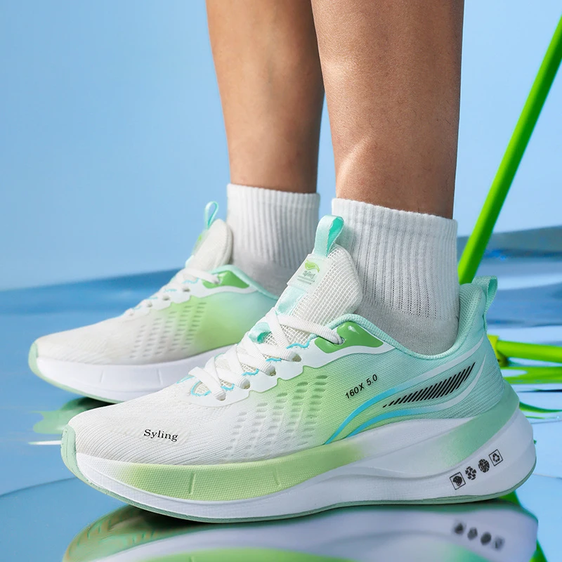 

Sports Training Shoes for Middle School Students: Racing Shock-Absorbing Running Shoes with Carbon Plate, Summer Soft Sole Breat