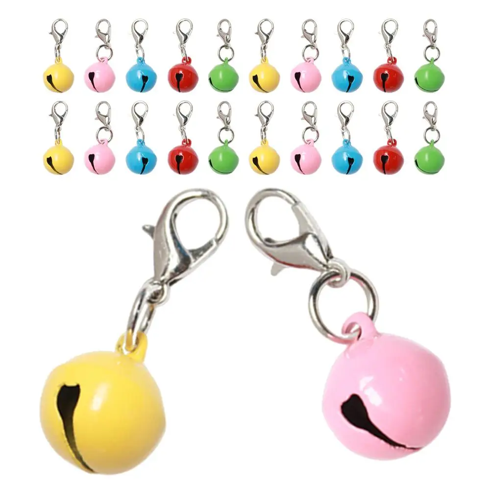 

20 Pcs Pet Collar Colorful Iron Accessories Dog Cat Collars Decorative Charms DIY Craft Pendant Small
