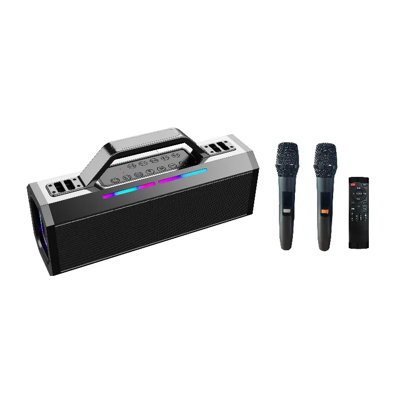 150W 2.2 Channel Portable Boombox Speaker HiFi Deep Bass Customizable Professional Karaoke Audio For Home Party Gathering