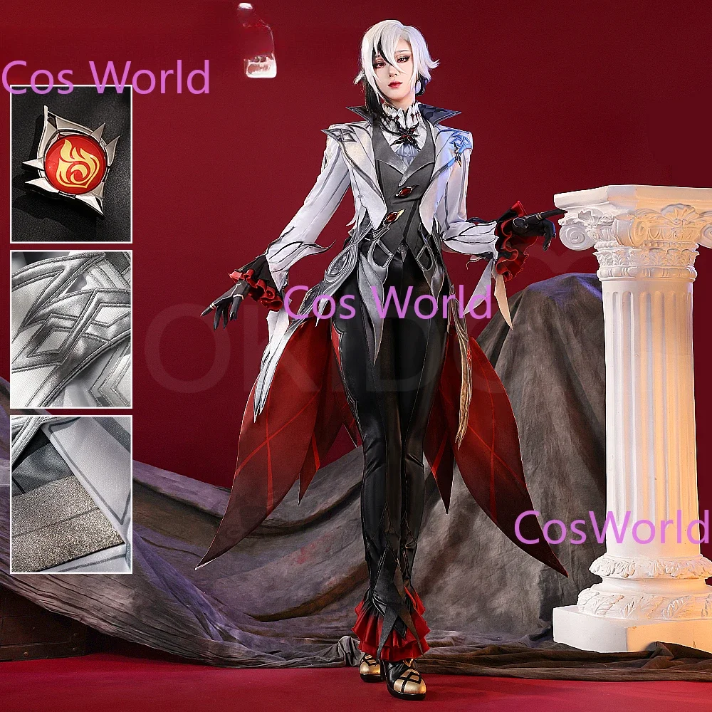 IN STOCK Arlecchino Cosplay Costume Game Genshin Impact 【S-2XL】DokiDoki-SR Women Costume Arlecchino Fatui Harbinger Halloween