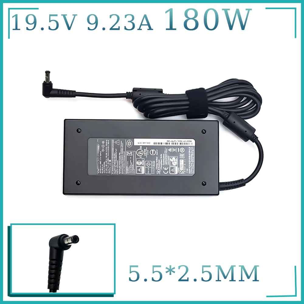 

180W 19.5V 9.23A A15-180P1A Laptop Adapter Charger For CHICONY A17-180P4A ADP-180MB K For MSI GS70 GE62 GS63 WS60
