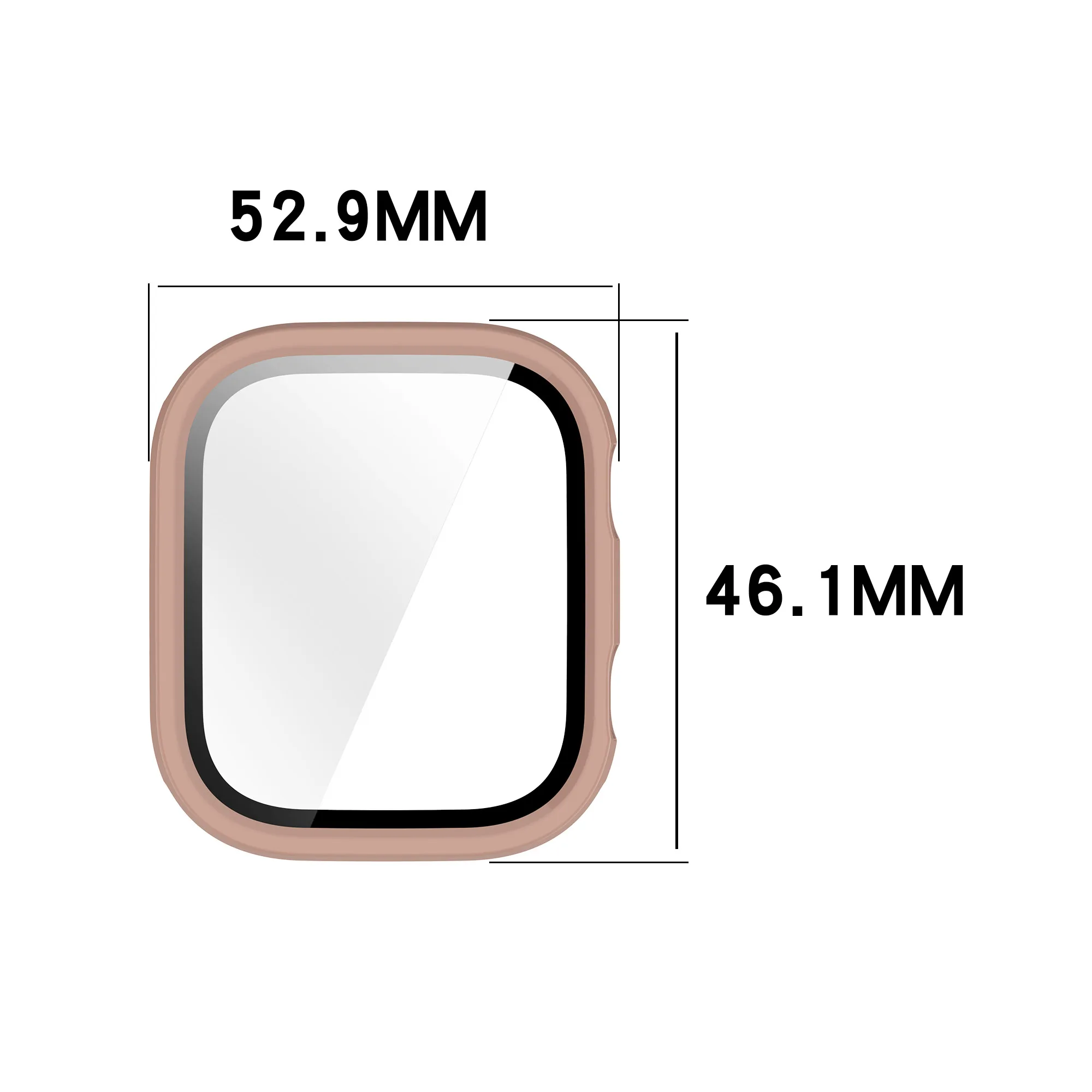 Hard PC Case+Tempered Glass Screen Protector Protective Case Cover for Huami Amazfit Bip Max Smart Watch Accessories