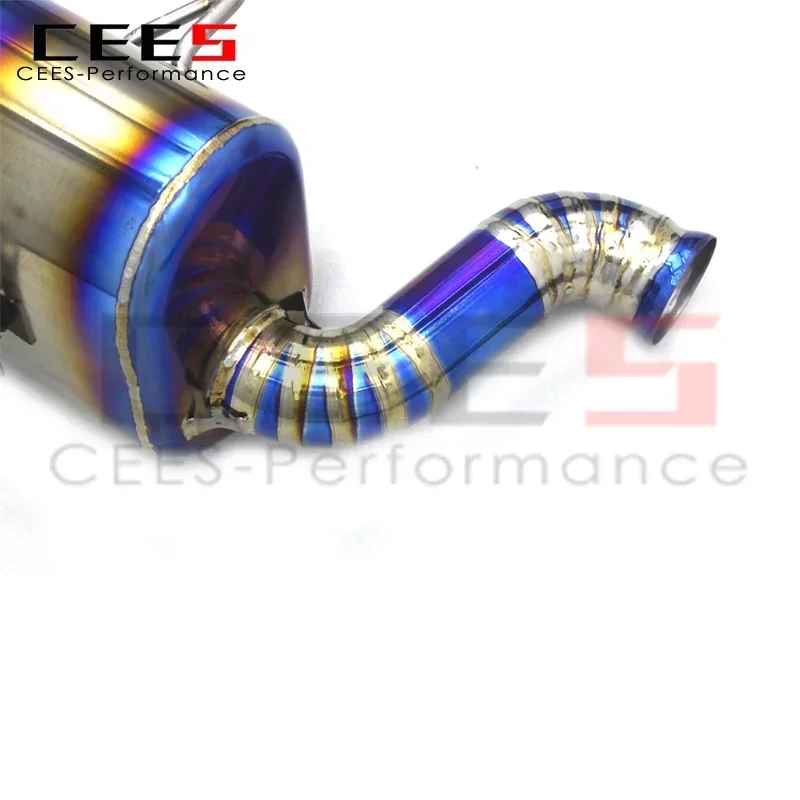 CEES Engine X Pipe Downpipe Catback Muffler for Ferrari California 4.3L 2009-2014 Racing Pipes Valve Exhaust System view 3