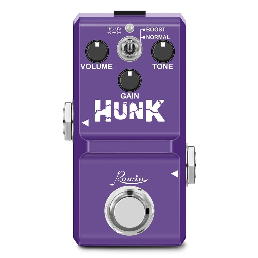 

ROWIN LN-301B HUNK Distortion Guitar Pedal Classic British Style Distortion Effect Pedal True Bypass Guitar Parts & Accessories