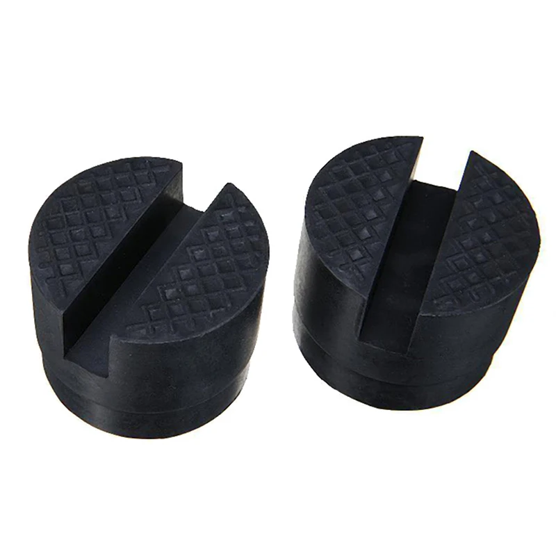 Floor Slotted Car Rubber Jack Pad Frame Protector Adapter Jacking Tool Pinch Weld Side Lifting Disk